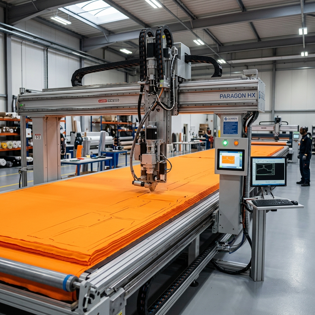High-precision CNC fabric lay cutting machine