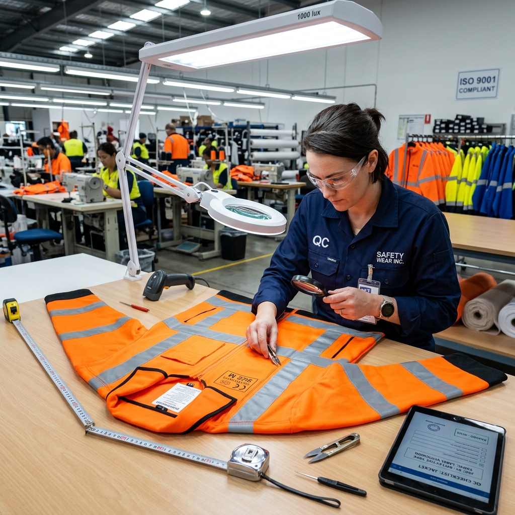 Quality assurance inspection and testing desk